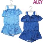 ALGY　アルジー　ストライプオフショルコンビネゾン水着　125-165cm　2024-05　A3GG044