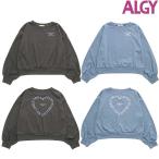 ショッピングアルジー ALGY　アルジー　ハートロゴトレーナー　145-165cm　2024-10　G411924