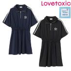 ショッピングlovetoxic ラブトキシック　lovetoxic　【接触冷感／ひんやり】トラックワンピース　140-160cm　2025-08　7753308