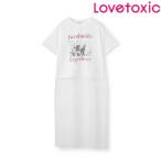 ショッピングlovetoxic ラブトキシック　lovetoxic　チュールレイヤードTシャツ　140-160cm　2025-04　8352209