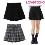 ショッピングlovetoxic ラブトキシック　lovetoxic　【起毛】美脚見えタックフレアキュロット　140-160cm　2025-11　8353120