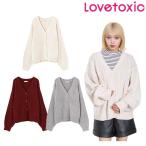 ショッピングlovetoxic ラブトキシック　lovetoxic　ケーブルニットカーディガン　140-160cm　2025-10　8353202