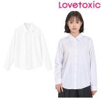 ショッピングlovetoxic ラブトキシック　lovetoxic　【卒服・セレモニー】【イージーケア】タックブラウス　150-160cm　2026F　8354605