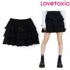 ショッピングlovetoxic ラブトキシック　lovetoxic　【綿100%】カットティアードミニスカート　140-160cm　2026-03　8361110