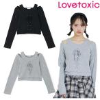 ショッピングlovetoxic ラブトキシック　lovetoxic　レースアップテレコ長袖シャツ　140-160cm　2026-02　8361208