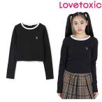 ショッピングlovetoxic ラブトキシック　lovetoxic　【抗菌防臭】テレコ長袖T　140-160cm　2026-03　tシャツ キッズ 子供服 女の子 長袖　8361217