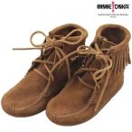 ショッピングミネトンカ MINNETONKA/ミネトンカ/Children's Ankle High Tramper Boot/13-22ｃｍ/2422/Brown Suede