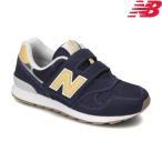 ニューバランス NewBalance PO313 NG NAVY/YELLOW 17-21.5cm