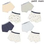 プティマイン　petit main　ボクサーパンツ2P　100-130cm　2024-11　9543404