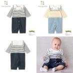 プティマイン　petit main　【モンポケ】セーラーカバーオール　70cm80ｃｍ　2025-11　9553507