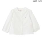 プティマイン　petit main　【POLOBCS】衿レースブラウス　100-130ｃｍ　2025-03　9651204