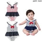 pti мой npetit main [SWIM]girls sailor купальный костюм 80cm 2025-05 9652612