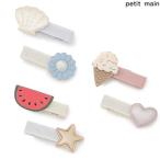 SALE 20%OFF petit mainpti мой n summer узор волосы зажим 2P объект : Kids для 2026-06 9662416