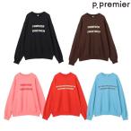 SALE 10%OFF　p.premier(ピードットプルミエ)　親子お揃いでイロチ買いしたいロゴトレーナー(大人）　M・L　2026-09　P416026