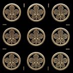  дом . лакировка наклейка дом . стикер [ круг ... лист ] золотой 15mm 9 шт есть 