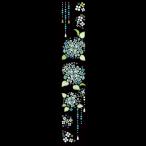 蒔絵シール 「舞妓はんの華かんざし　6月（紫陽花）」ステッカー あじさい アジサイ  簪