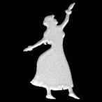  Hawaiian лакировка наклейка [fla девушка A серебряный ]