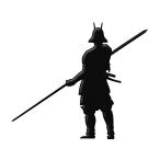  лакировка наклейка Sengoku Silhouette [ длина .. часть изначальный родители /BK чёрный ]