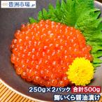 イクラ醤油漬け 合計500g 250g×2 北海道製造 鱒いくら 鮭鱒いくら いくら醤油漬け 鱒子 鱒卵 醤油いくら いくら丼 イクラ丼 味付けいくら