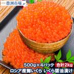 (いくら イクラ)イクラ醤油漬け 合計2kg 250g×8 北海道製造 鱒いくら 鮭鱒いくら いくら醤油漬け