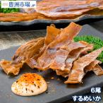 するめ するめいか スルメイカ 6枚入り 北海道産 無塩 無添加 干物 スルメ ポイント 消化 食品 メール便