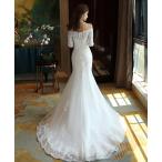 ウェディングドレス  マーメイドライン ウエディングドレス 安い 花嫁 ロングドレス 披露宴 マーメイドドレス 前撮り 結婚式 レトロドレス wedding