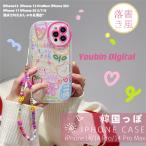 iPhone 14 plus для кейс iPhone13/12promax/14/SE3 для кейс прозрачный прозрачная крышка Корея симпатичный iPhone кейс pa- рубин z ремешок линзы защита нацарапанная надпись способ 