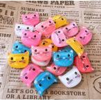 ねこ24個 　デコパーツ