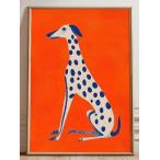 ショッピングダルメシアン 【ファブリックポスター】ダルメシアン犬　キャンパスアート　カフェ　　布ポスター　送料無料