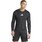adidas(アディダス) サッカー 長袖 Tシャツ レフェリー 24 長袖ジャージ- メンズ IFC20 ブラック (IN8145) S