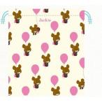 【くまのがっこう】巾着／Ｌ（アイボリー）