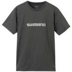 シマノ(SHIMANO) ドライロゴTシャツ ショートスリーブ SH-021W チャコール XS