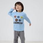 BEYBLADE X ベイブレードエックス 長袖パジャマセット コマプリント ブルー 100cm