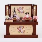 ショッピングひな祭り 【雛人形】収納飾り 親王飾り「刺繍梅と桜」ひな人形 ひな祭り お雛様 おしゃれ トイザらス・ベビーザらス限定【メーカー直送】