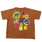 パウ・パトロールワッペンプリントTシャツ オレンジ×120cm