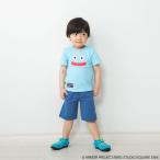 ドラクエベビー&キッズ 半袖Tシャツ キングスライム(ブルー×90cm)