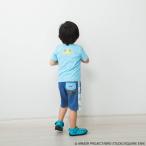 ドラクエベビー&キッズ ハーフパンツ キングスライム(ブルー×100cm)
