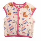 パウパトロール パジャマベスト ミンクフリース 総柄 ピンク×110cm トイザらス限定