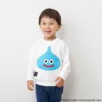 ドラクエベビー＆キッズ サガラ刺繍スウェットシャツ スライム(ホワイト×約90cm)