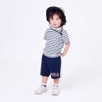 POLO BCS короткий рукав окантовка футболка темно-синий ×90cm baby The .s ограничение младенец рождение подготовка празднование рождения детская одежда ребенок одежда 
