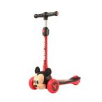 ディズニー ミッキーマウス トライクスクーター キックスクーター 子供 簡単折りたたみ 3輪タイプ 光る前輪/後輪 レッド/ブラック トイザらス限定
