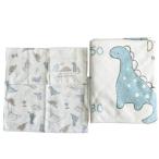 タオル＆ガーゼ浴用４点セット恐竜柄(恐竜×フリー)ベビーザらス限定