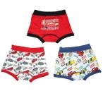 ショッピングカーズ Disney ディズニー カーズ  3枚組ボクサーパンツ レッド×100cm