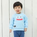 ショッピングドラクエ ドラクエベビー＆キッズ スウェットシャツ キングスライム(ブルー×100cm)