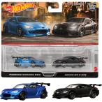 【大特価!!】 ホットウィール(Hot Wheels) プレミアム 2パック パンデム スバル BRZ/レクサス RC F GT3 HKF51