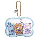 11月発売予定　水森亜土 チャームMC 3匹のにゃんこ マスコット 全長約10cm 昭和レトロ