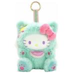 10月発売予定 サンリオキャラクターズ ハローキティ ファインフェイスキャット ミント ぬいぐるみ 高さ約16cm 217370-25
