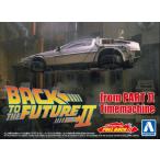 7月再入荷予定 アオシマ 1/43 ムービーメカ No.12 バック・トゥ・ザ・フューチャー プルバック デロリアン パート2 プラモデル