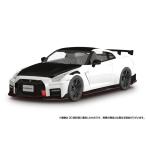 アオシマ 1/24 楽プラ スナップカー No.02-BW R35 NISSAN GT-R NISMO Special edition 2022 ブリリアントホワイトパール プラモデル