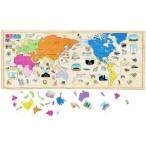 学研　楽しくお勉強シリーズ　木製　NEW　パズル世界地図